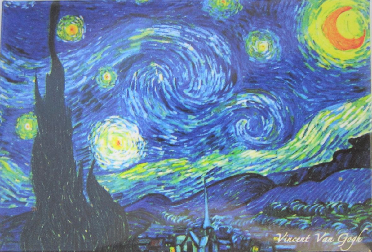 Koelkast magneet Sterrennacht Vincent van Gogh | bol.com