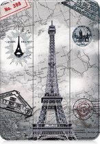 iPad 10 Case Book Case Hard Cover Case - iPad 10 2022 Case Hard Case - Tour Eiffel