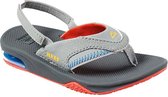 Slippers Reef Little Fanning pour Garçons - Rouge/ Yellow - Taille 25.26