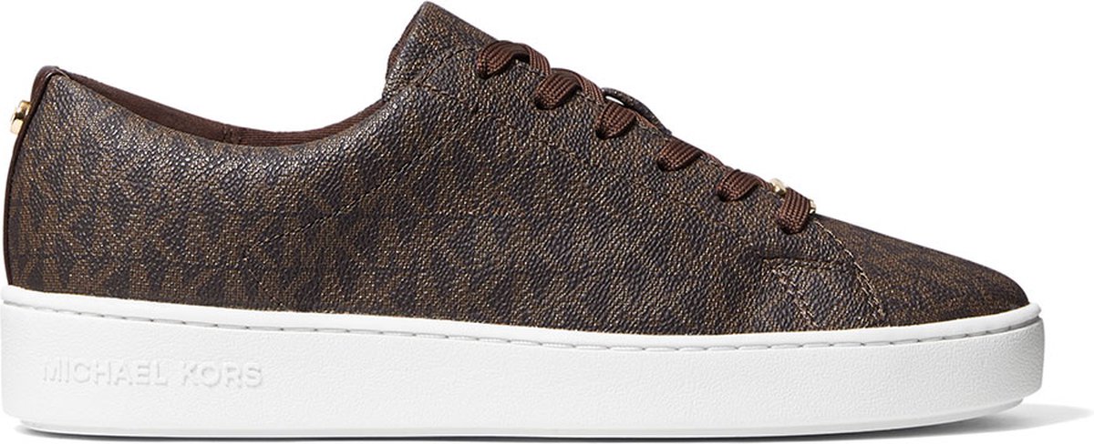 Michael Kors Keaton Lace Up Dames Sneakers - Brown - Maat 41