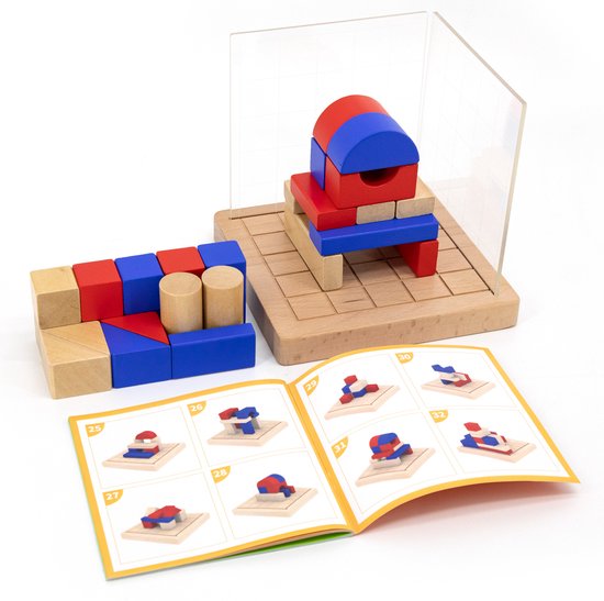 verhouding Baleinwalvis spreker Viga Toys Houten 3D Blokkenspel | Games | bol.com
