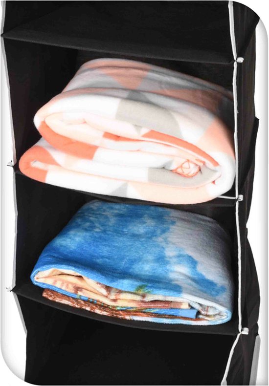 Hangorganizer 4 vakken - ideaal voor elke kledingkast van Merkloos — afbeelding 2
