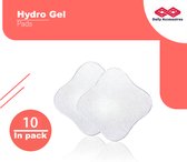 hydrogel pads - hydrogel pads borstvoeding - borstvoeding pads - tepelhoedje - Tepelbeschermers - 10 stuks - Verkoeling van gevoelige of pijnlijke tepels helpt bij herstel