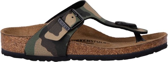 Birkenstock Slippers - Maat 30 - Unisex - groen camouflage | bol.com
