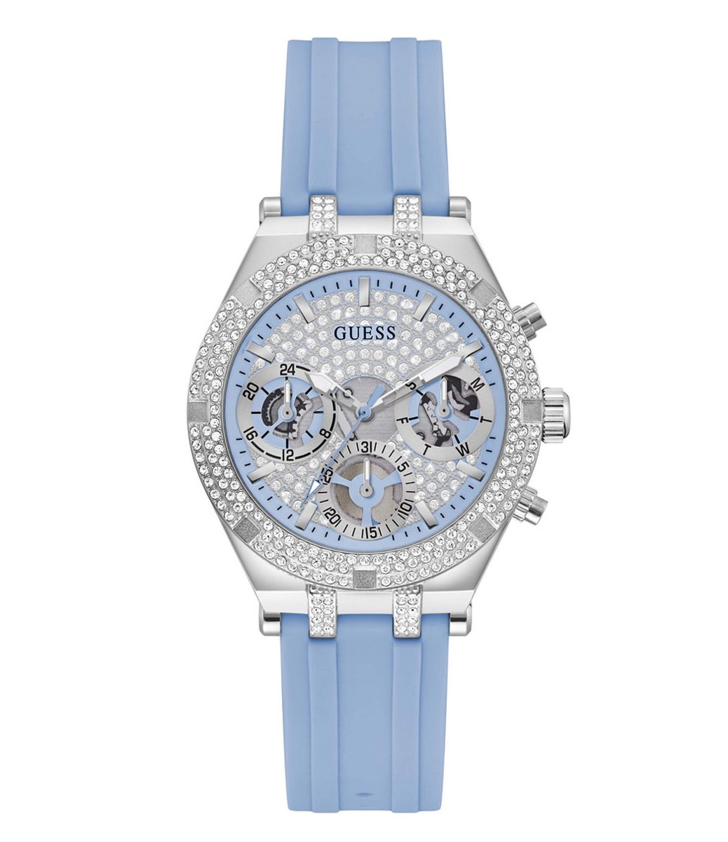 GUESS GW0407L1 dames horloge 38 mm - lichtblauw