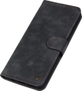 GSMNed – iPhone 14 – flexibel Bookcase – Pasjeshouder – iPhone Wallet  – Zwart