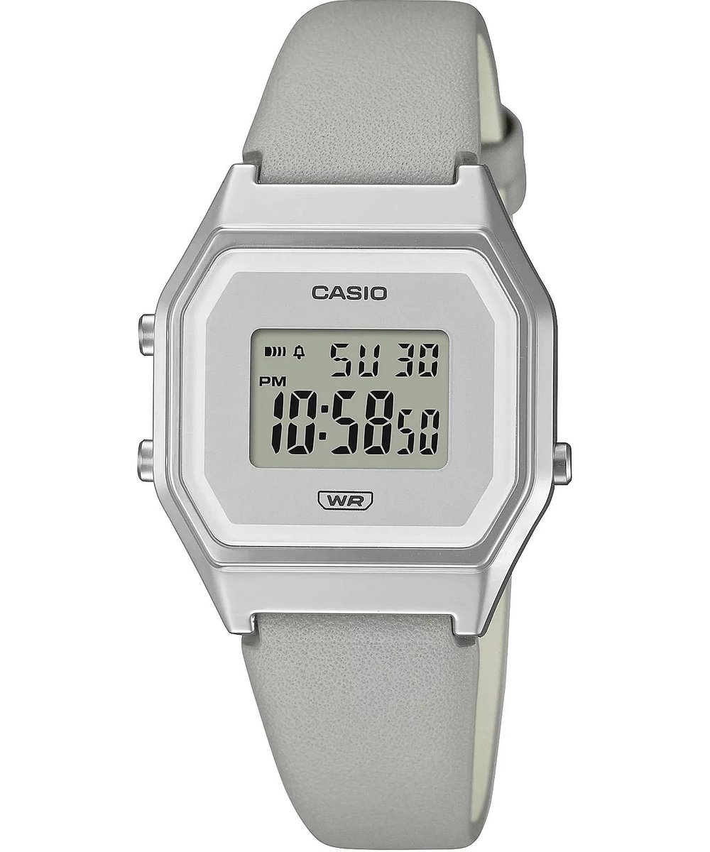 Casio Vintage LA680WEL-8EF Dameshorloge 29 mm - Grijs