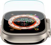 YONO Screen Protector Glas geschikt voor Apple Watch Ultra (49 mm) - Scherm Folie Bescherming - Transparant