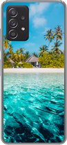Coque Samsung Galaxy A33 5G - Plage - Palmiers - Mer - Coque de téléphone en Siliconen