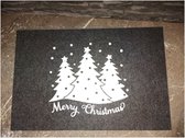 Bedrukte placemats, vilt placemats, placemats met afbeelding, kerst placemats, bedrukte placemats met 3 kerstbomen