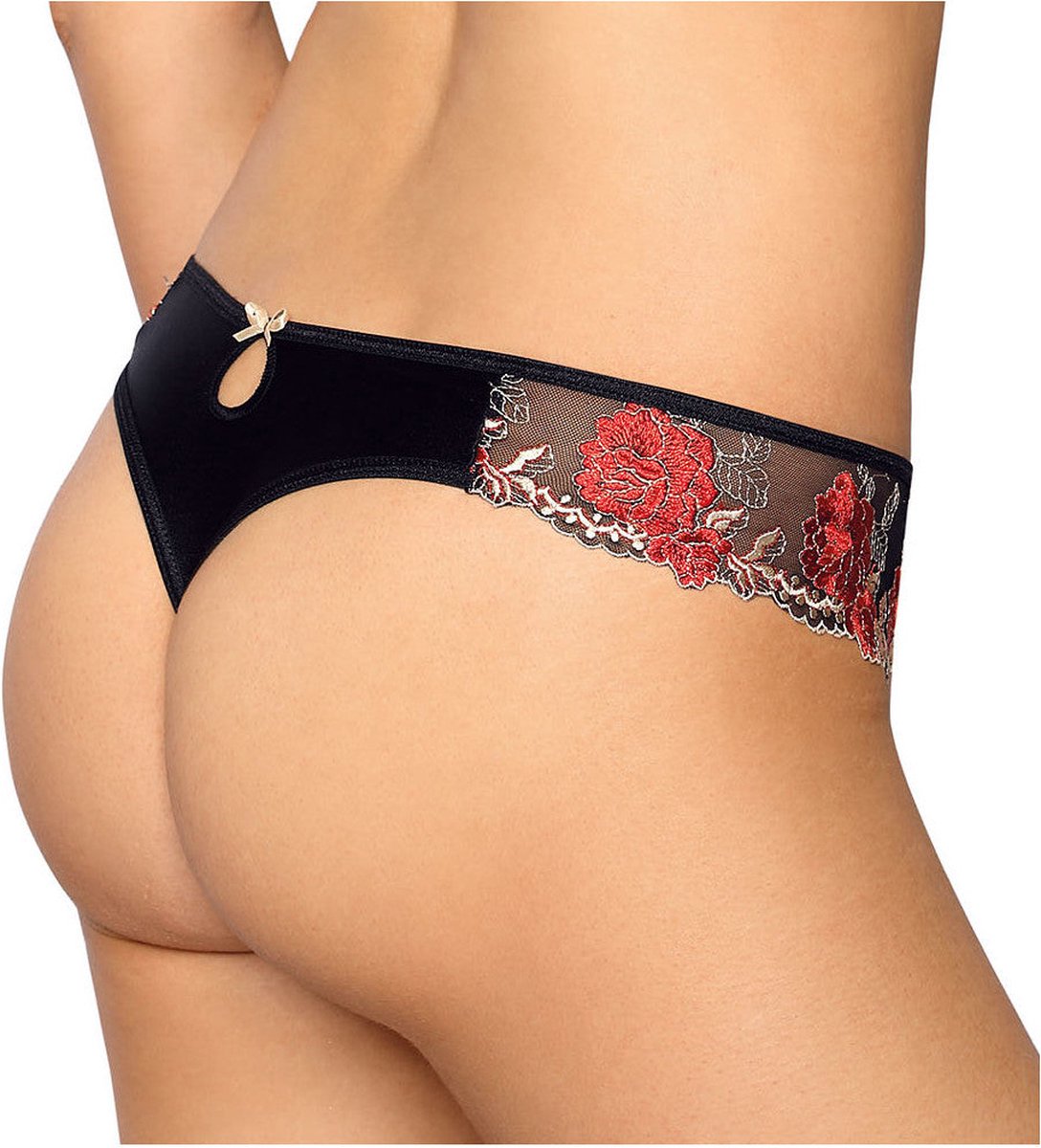 Roza- Natalie- string- zwart M