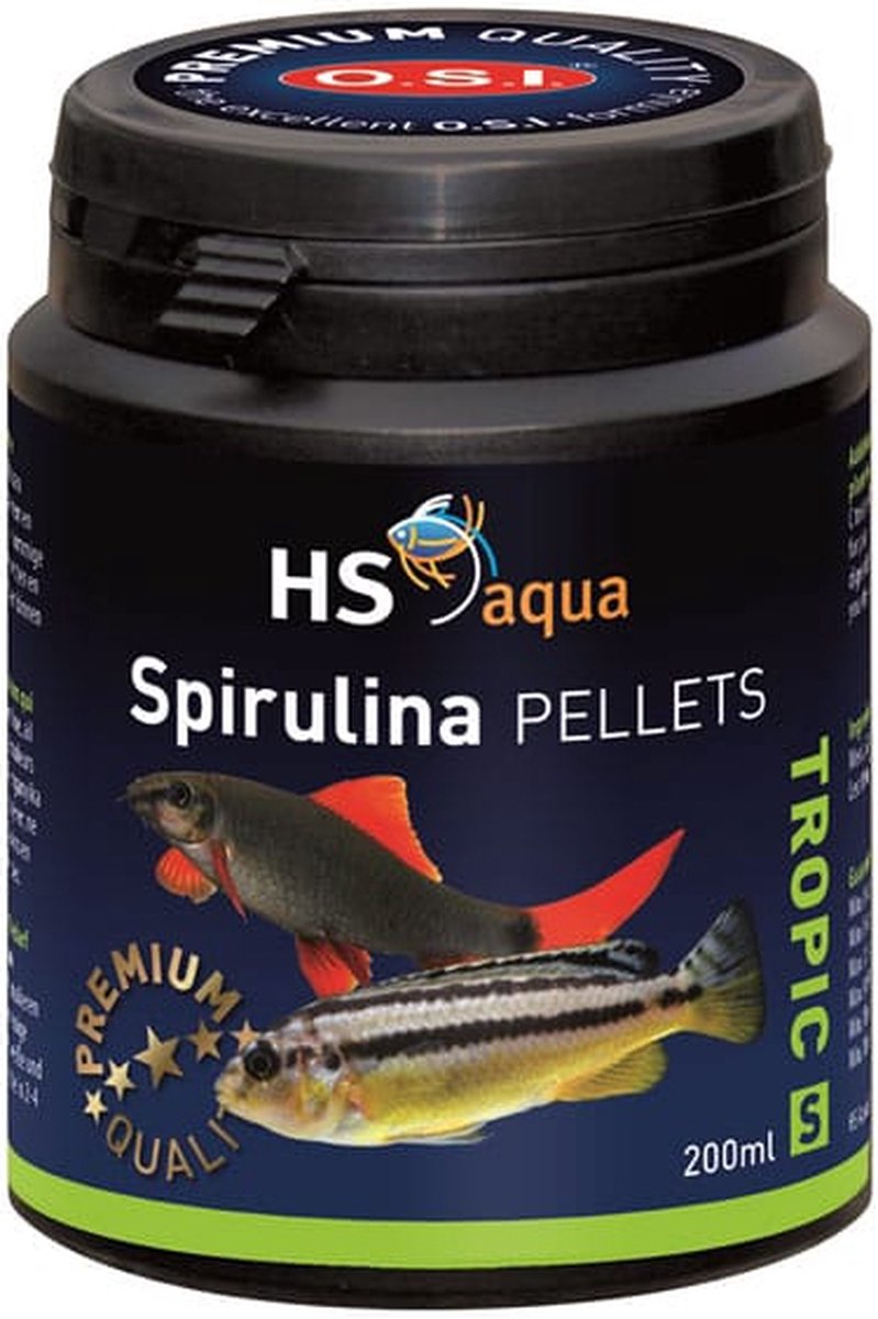 Hs aqua spirulina pellets s | Voeding aquarium