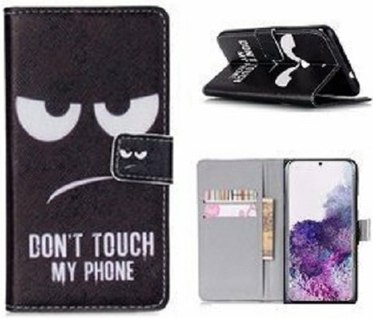 Samsung S20 Hoesje Met Pasjeshouder Bookcase My Phone Print