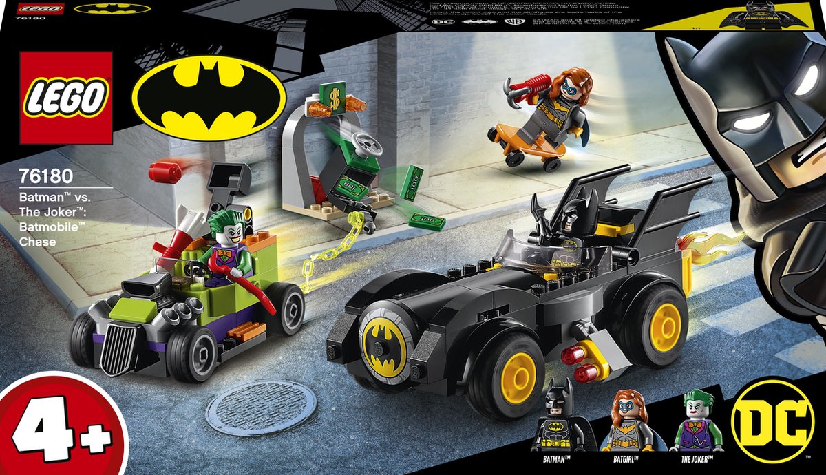 LEGO DC Comics Super Heroes Batman 76180 Batman contre le Joker :  Course-poursuite en... | bol