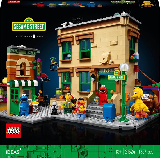 Lego Ideas 123 Sesamstraat - 21324