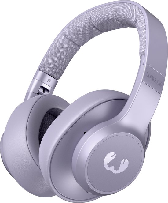 Fresh 'n Rebel - Clam 2 ANC - Over-ear koptelefoon draadloos met noise cancelling - 60 uur batterij - Dreamy Lilac