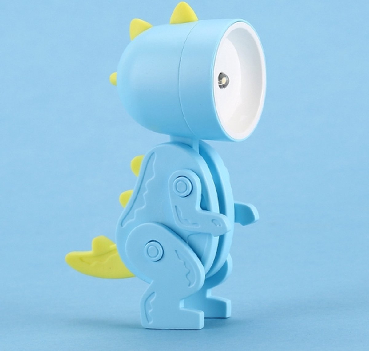 TL-23 LED Mini Opvouwbare Cartoon Bureaulamp Thuis Huisdier Vorm Decoratie Tafellamp Spec: Dinosaurus (Blauw)