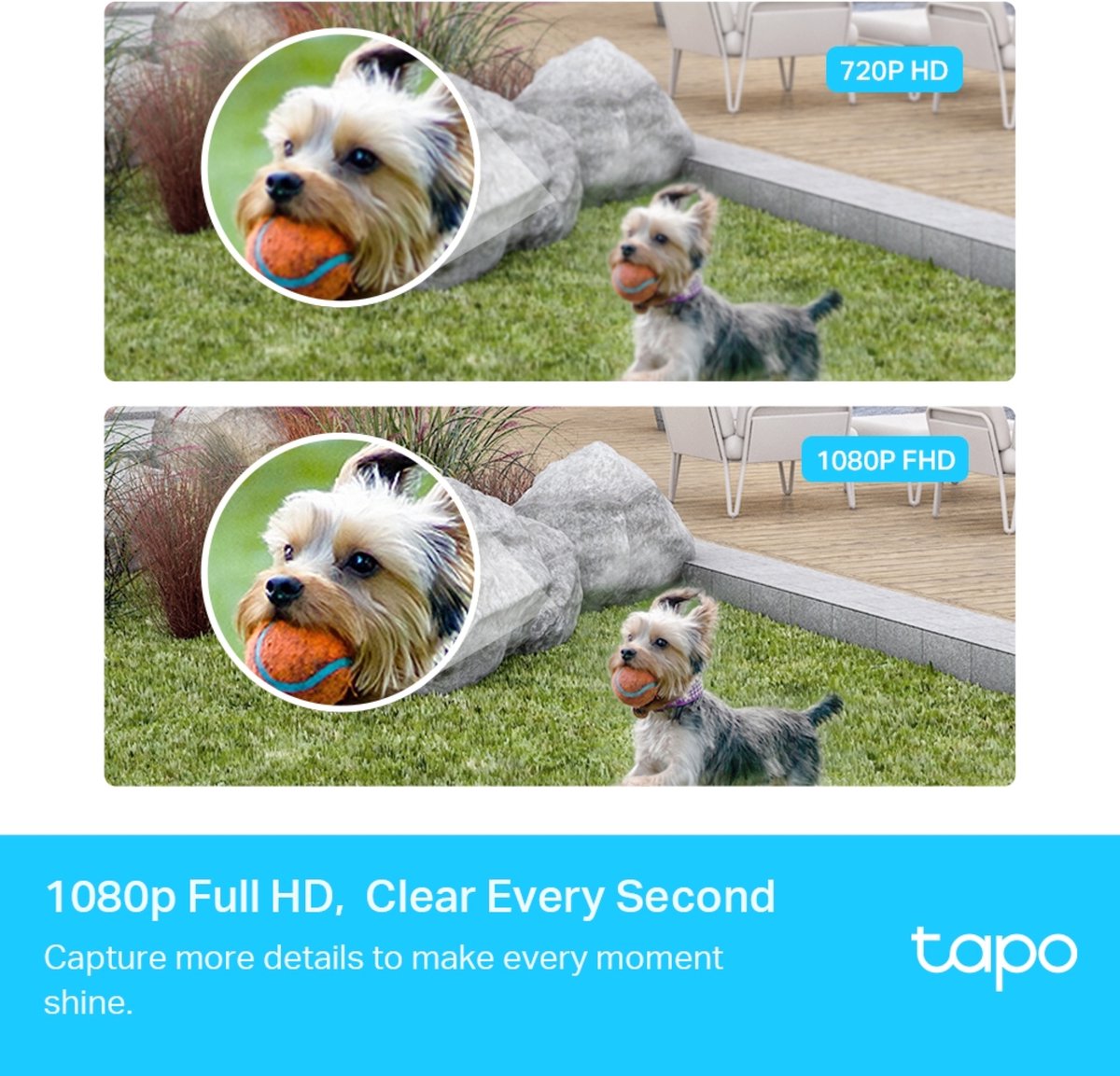 TP-Link Tapo C400S2 - 2 beveiligingscamera's voor binnen & buiten + hub - 1080P - Tot 180 dagen batterij - IP-camera – foto 5