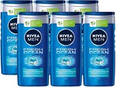 Nivea Men Douchegel Fresh Ocean 6 x 250ml - Voordeelverpakking