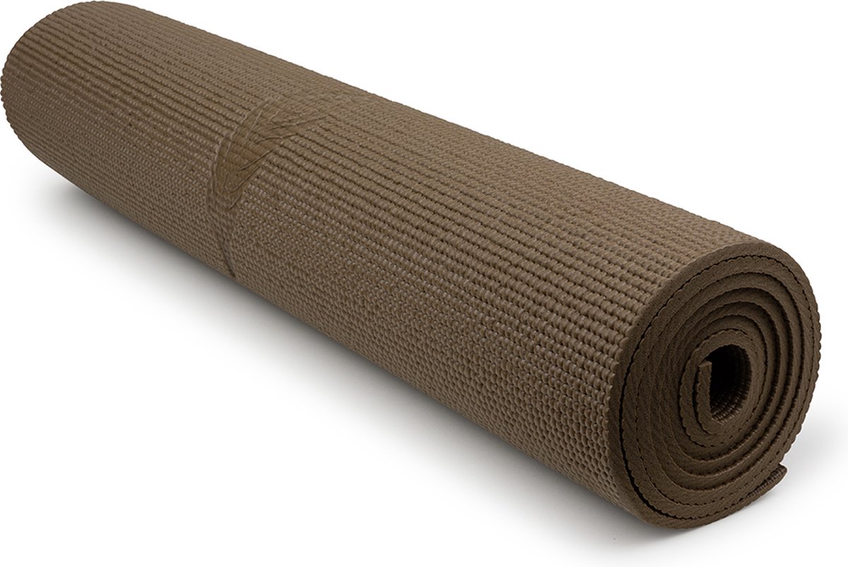 MindBaas - Yoga Mat (extra dik) - Fitness Mat - Eco - Antislip - Donkergroen - 183 x 61 x 0.6 cm