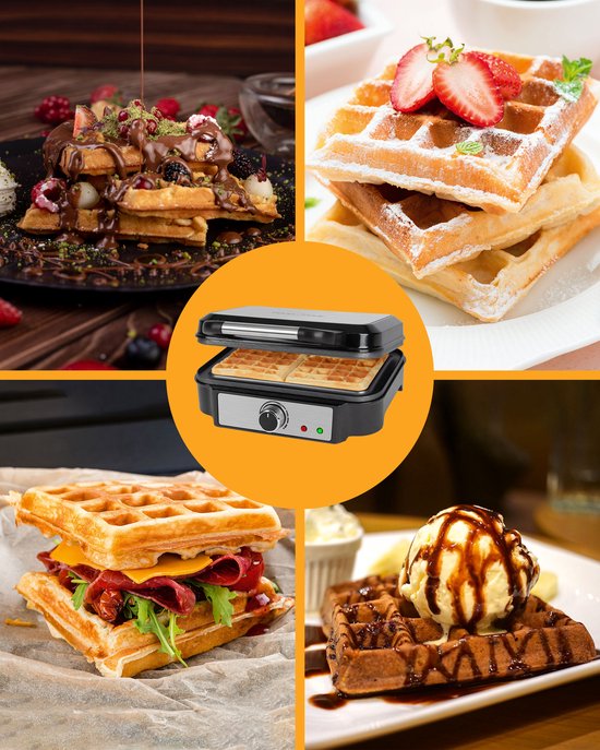 ProfiCook WA 1240 -  Wafelijzer voor 2 Belgische wafels - 1000 Watt — afbeelding 5