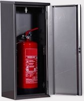 Brandblusserkast - blusserkast - brandbeveiliging - brandveiligheid - B300 × H700/730 × D220 mm - RVS - Roestvast staal