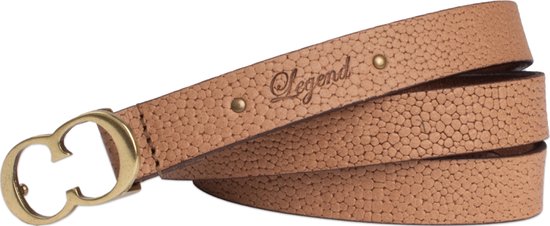 Legend Dames - Leren Riem - Naturel - 85 cm