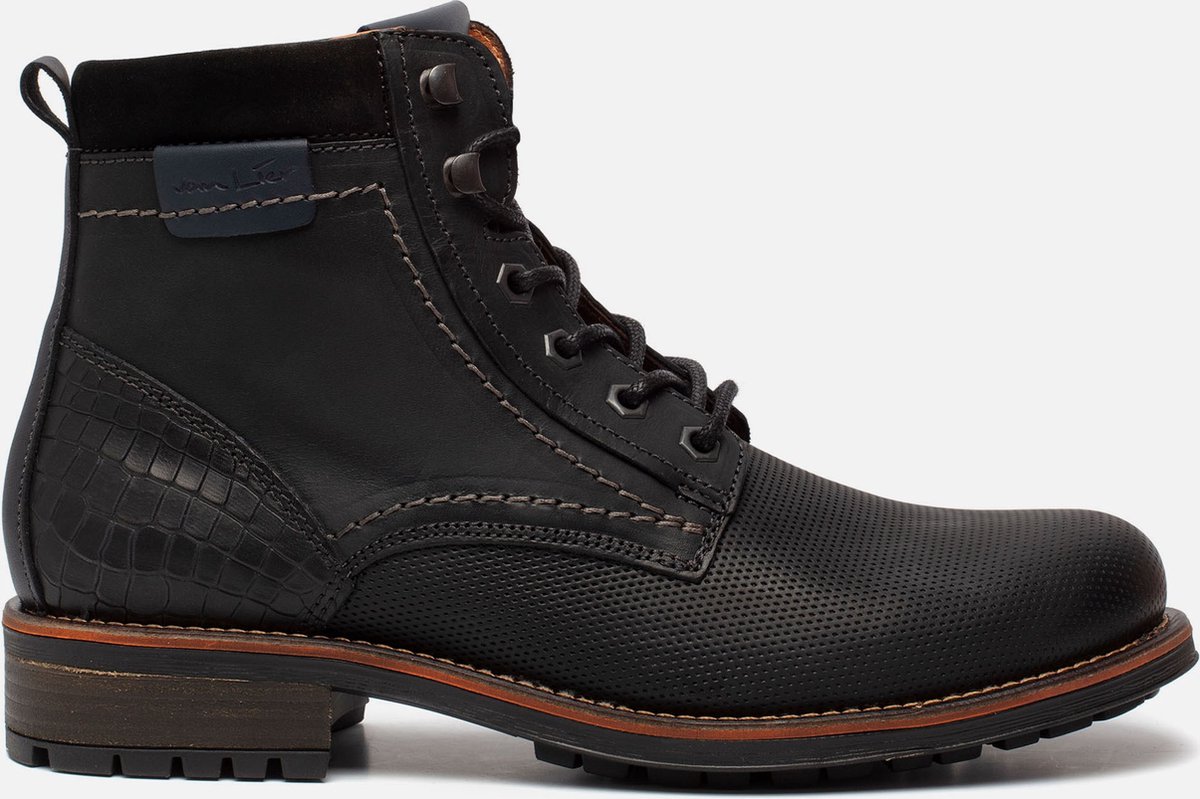 Van Lier Fritz boots zwart Leer Heren Maat 41 bol