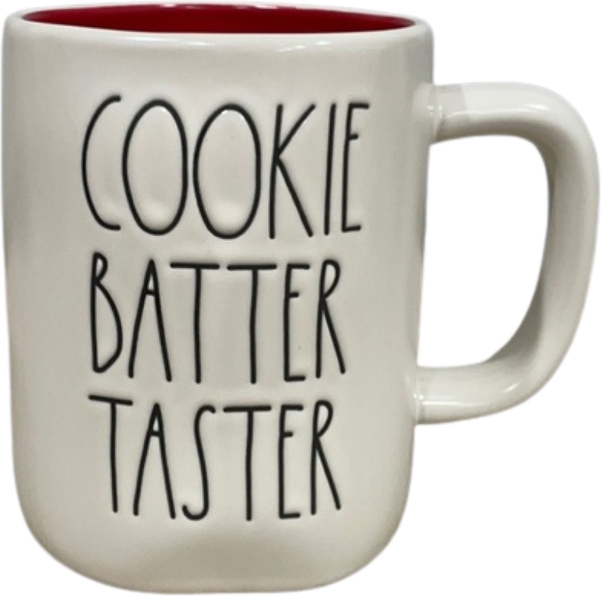 Rae Dunn - mok - beker - cookie batter taster - decoratie - kerstkado- theemok - bakken - koffiemok - kerstmokken - mok met tekst - grote mok - kerstmok - kerst