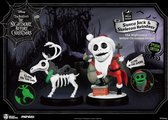 Beast Kingdom Santa Jack & Skeleton Reindeer 2-Pack - Mini Egg Attack - The Nightmare Before Christmas Figuur