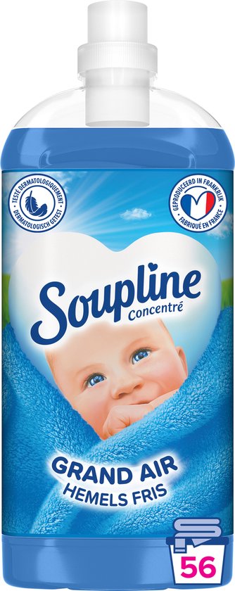 Soupline Brume de Fraîcheur Assouplissant concentré pour linge 3x 1,3 l