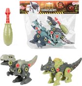 Toi Toys World of Dinosaurs 2x Dino demonteerbaar