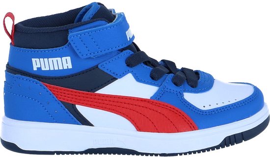 Puma Rebound Joy Blocked hoge kinder sneakers Blauw Maat 34 Uitneembare zool bol