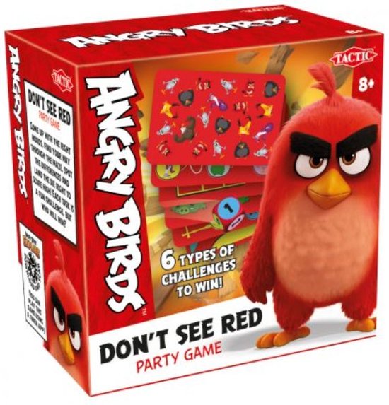 Thumbnail van een extra afbeelding van het spel Angry Birds - Don't see red gezelschapsspel - kaartspel - spellen