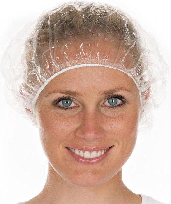 Nesto's® Wegwerp Douchemuts - Bad Muts - Shower Cap - Douchekap - Dames - Plastic - 100 stuks