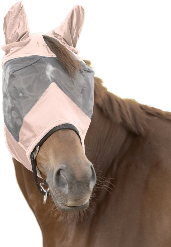 Waldhausen PREMIUM vliegenmasker met gehoorbescherming Pony Zilver Grijs — afbeelding 3