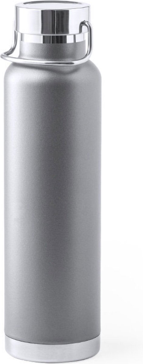 OneTrippel XL Thermosfles - Drinkfles - Waterfles - 650 ml - RVS - Grijs