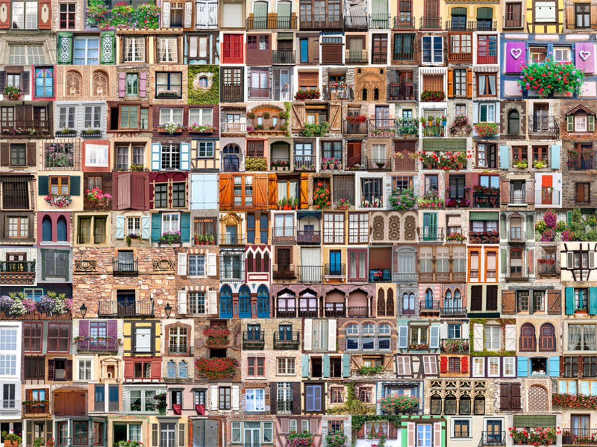 Jigsa Puzzel – Window Collage – 2000 stukjes | bol.com