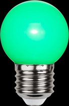 Prikkabel - Kogellamp - E27 - 1W - Groen
