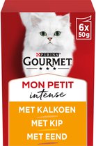 Gourmet Mon Petit Intense - kattenvoer natvoer - Gevogelte - 24 x 50 gr