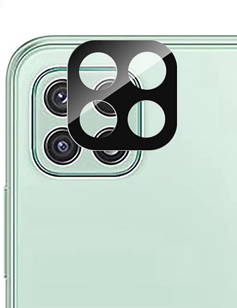 Camera Lens Glass Protector - beschermer Geschikt voor: Samsung Galaxy A22 5G - Zwart