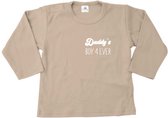 Shirt kind-vaderdag-boy 4ever-beige-sand-Maat 74