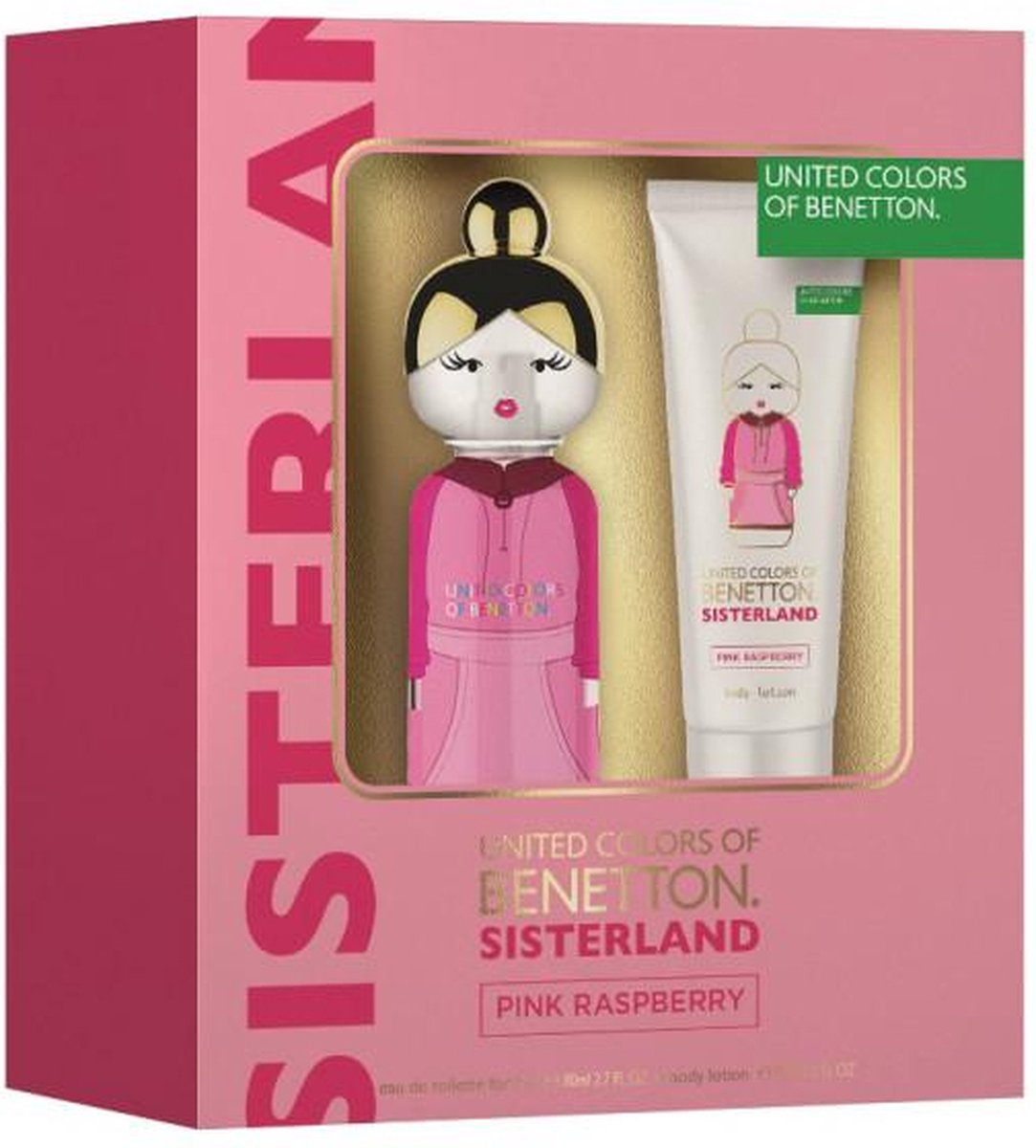 Parfumset voor Dames Benetton Sisterland Pink Raspberry (2 pcs)