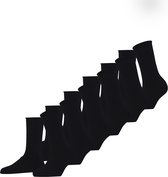 FALKE Happy Bundle 6-Pack katoen multipack sokken dames zwart - Maat 35-38