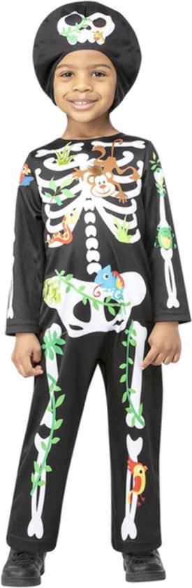 Smiffy's Skelett-Kostüm Mit Jacke & Kleid – Gruselig & Stylisch