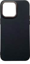 Casemania Hoesje Geschikt voor Apple iPhone 14 Pro Zwart - Shockproof Siliconen Back Cover