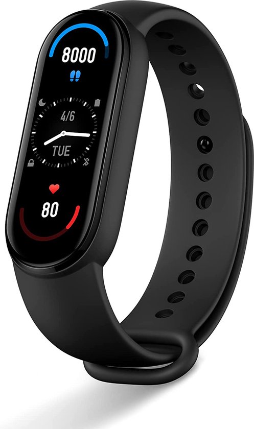 Optible - Stappenteller - Calorieënmeter - Hartslagmeter - Sport horloge - Bloeddrukmeter - Afstandmeter - Zwart - Smart Bracelet - IOS & Android - Voor Heren en Dames - OPTIBLE