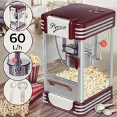 GoodVibes - 50s Look Retro Automatische Popcornmachine - RVS Pot voor Zoute Popcorn - 60 Liter per uur/200 gr per 10 min - Professionele Popcorn Maker/Bereider