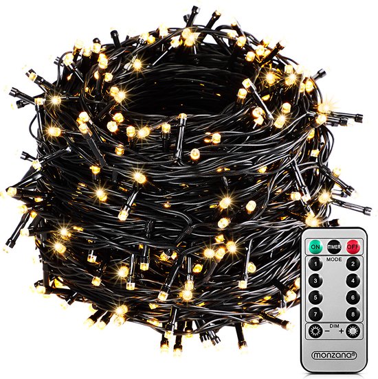 Lumières de Éclairage de Noël Monzana 200 LED - avec télécommande