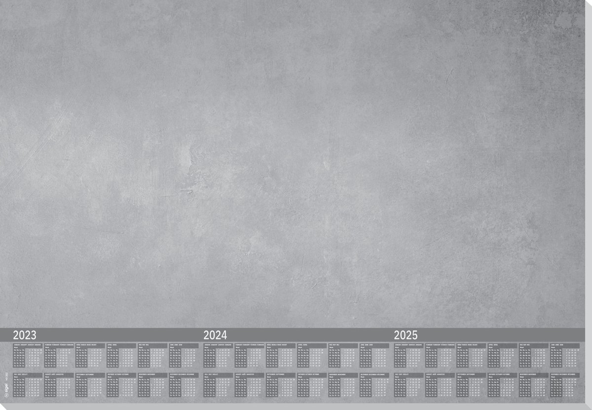 Sigel designonderlegger - papier - Just Concrete - A2 - jaren 2023/2024/2025 - SI-HO302
